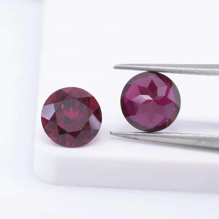 Loose Jewelry Gemstones Pulling Grown Ruby  Round Oval Heart Pear Asscher Cut Emerald Cut Lab Grown Pigeon Blood Red Ruby