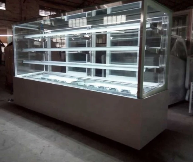 Bakery Refrigerator Showcase Superior quality refrigerated cake showcase display fridge pastries refrigerator