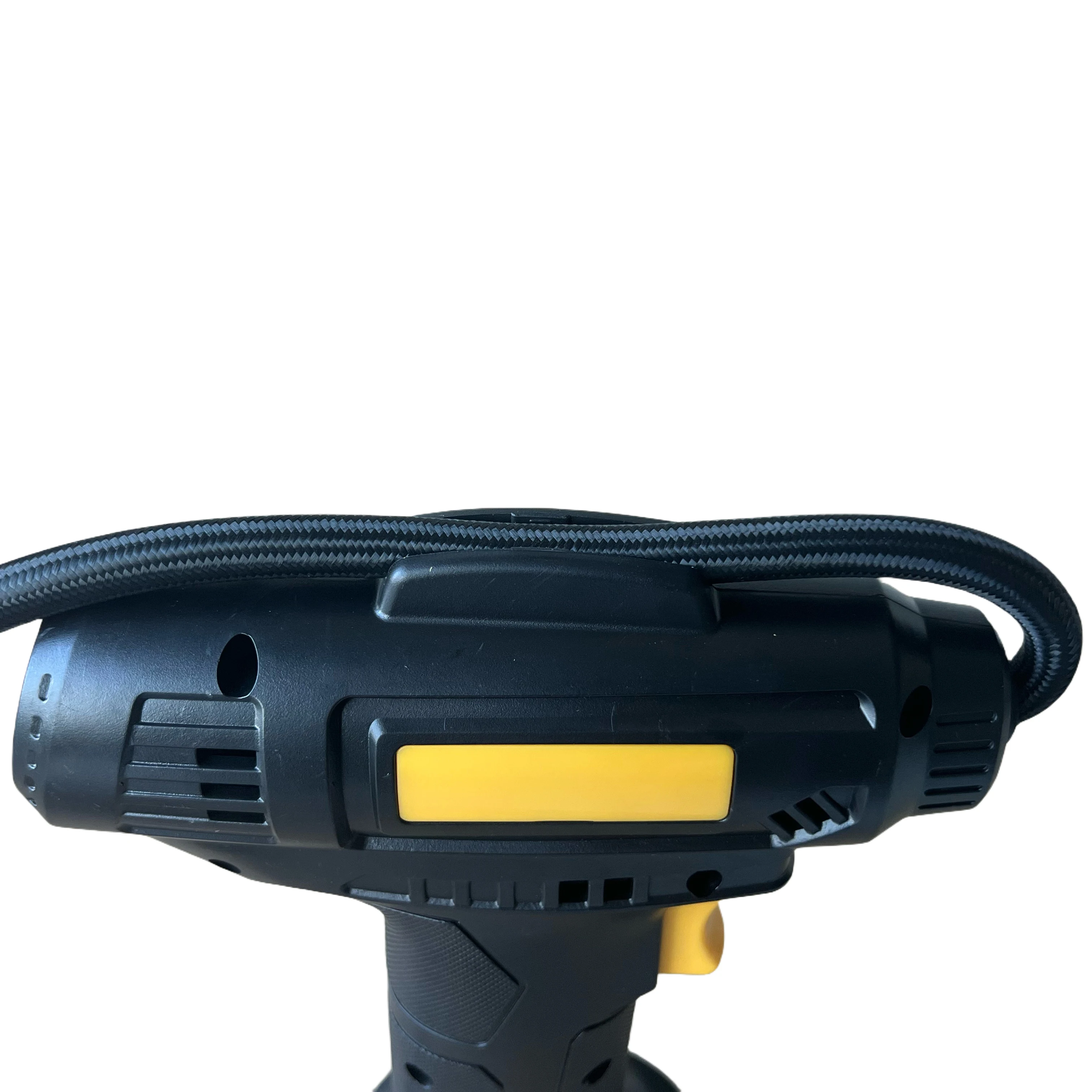 2024 New Design Portable Car Air Pump Factory Directly Sales Handheld Tire Inflator with Mechanical Pointer ABS Material