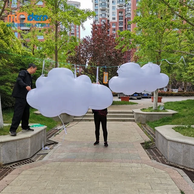 Giant Inflatable Cloud For Music Festival Stage Decoration