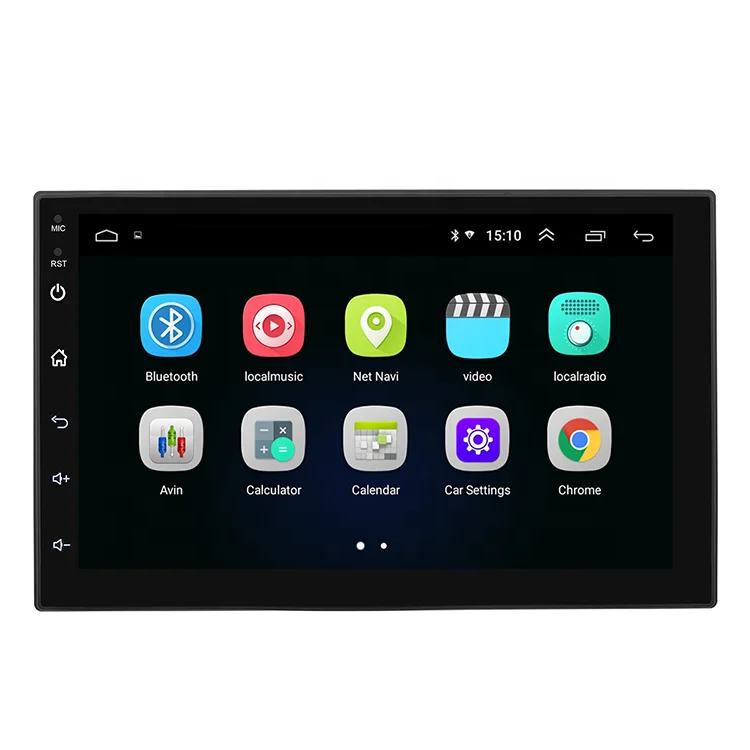 7 Inches Universal Car GPS Navigation Radio Rearview Android 4-Core 1+16GB WIFI For Factory Price