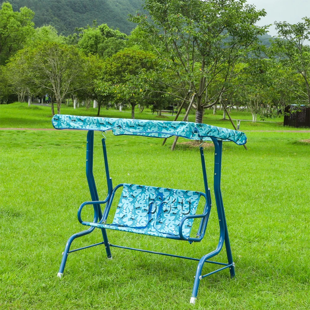 Patio Swings 2-seats Kids Canopy Swing with Adjustable 2024 Awning Sales Good Top Cheap Highly Quality Swing Chair