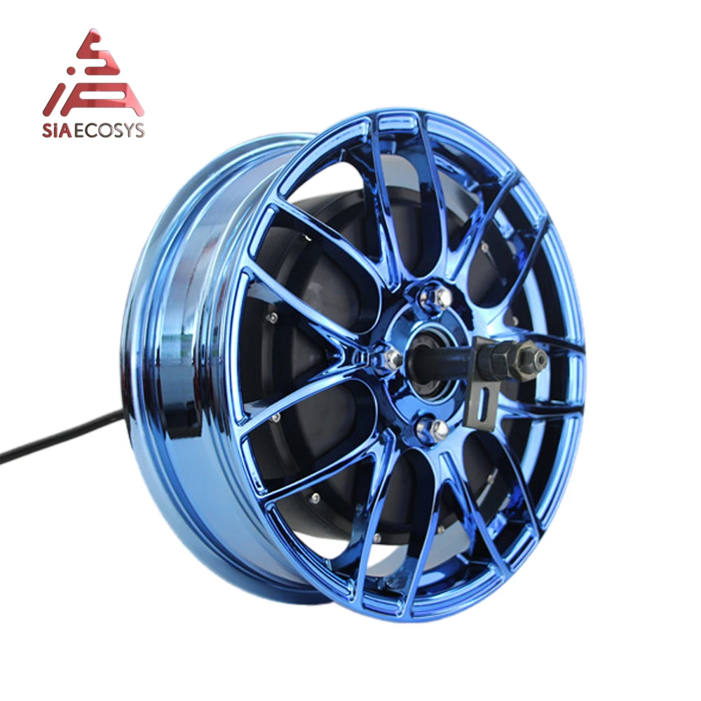 14 дюймов широкая шина Съемная 3000W 40h V1 260 Электрический BLDC для центрального движения колеса двойного вала