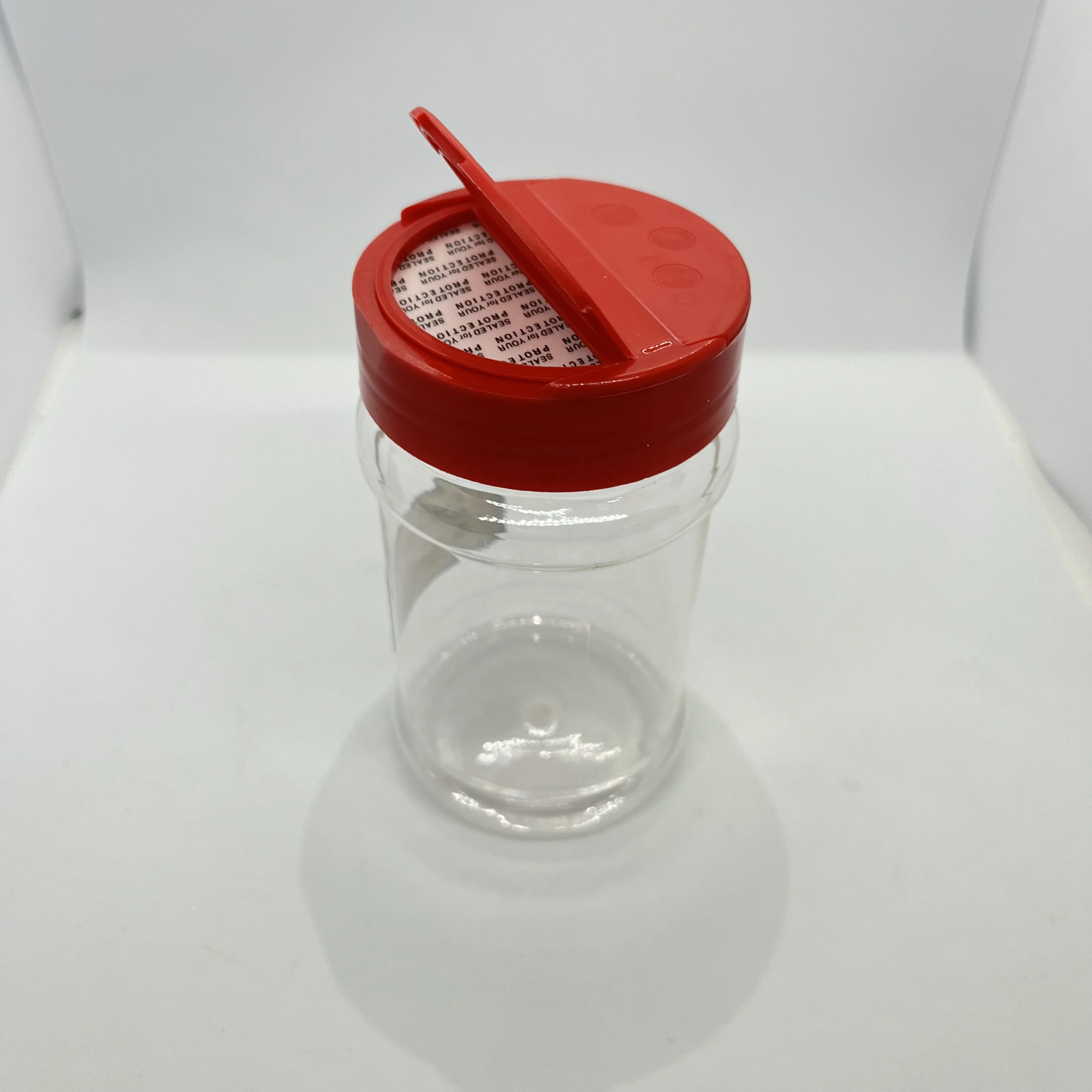 Wholesale Empty 6 oz  Seasoning Powder Jar With Dual Open /Shaker Spice  Powder PET Jar / Chili Powder Plastic Packaging