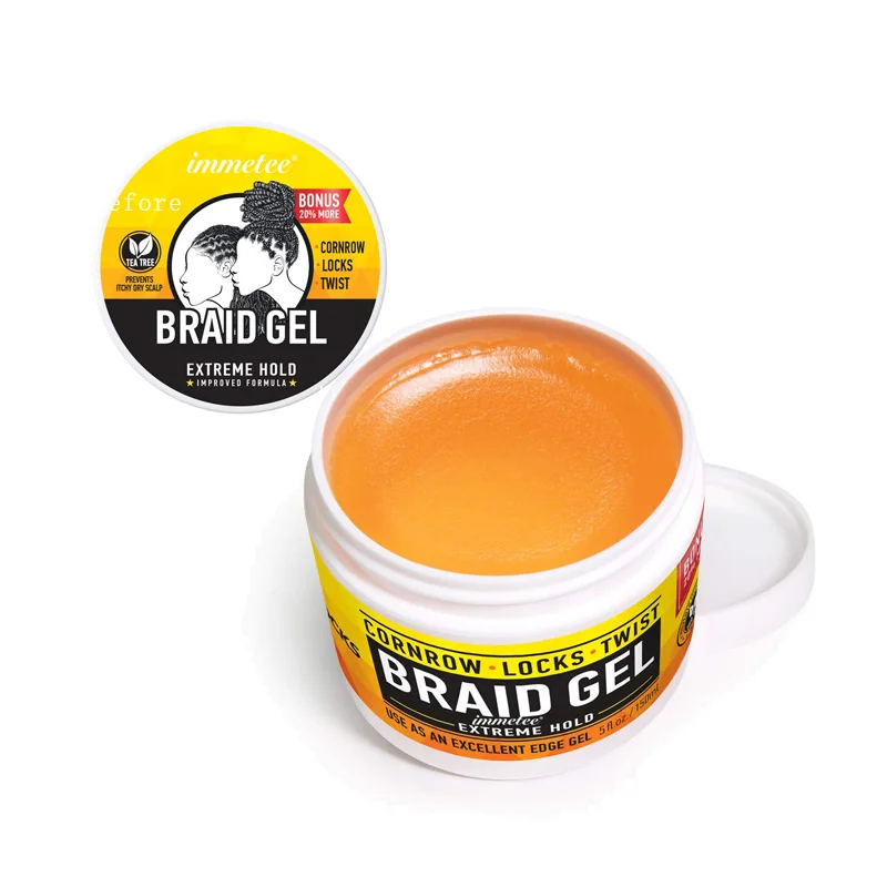 Most Popular In 2024  Braid Gel Hair And Braid Styling Gel For Women Extreme Strong Hold Edge Control Braid Twist Lock Gel