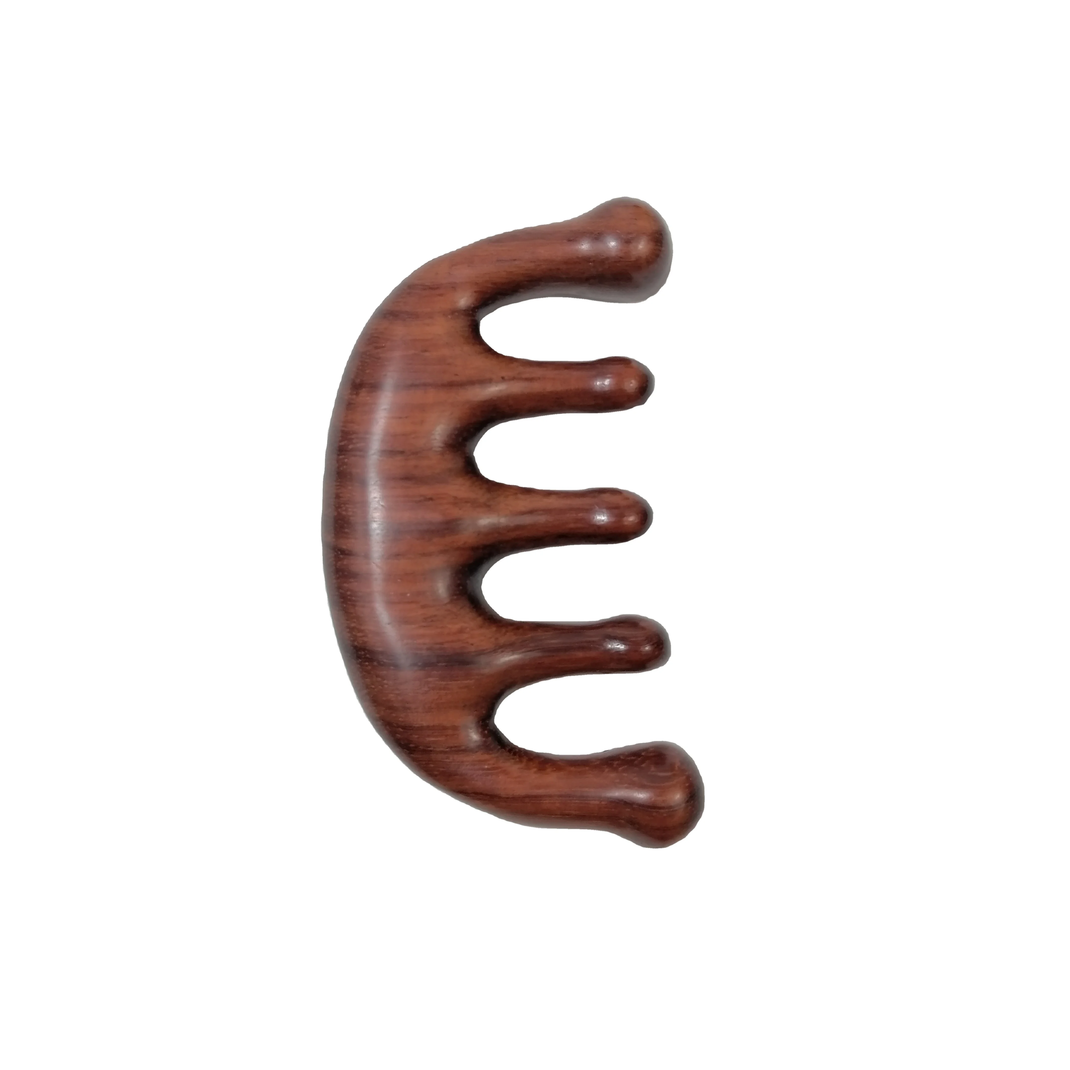 Wood Massage Comb for Meridian Channel  Head Scalp Massage Therapy No Static Green Sandalwood Wooden Comb