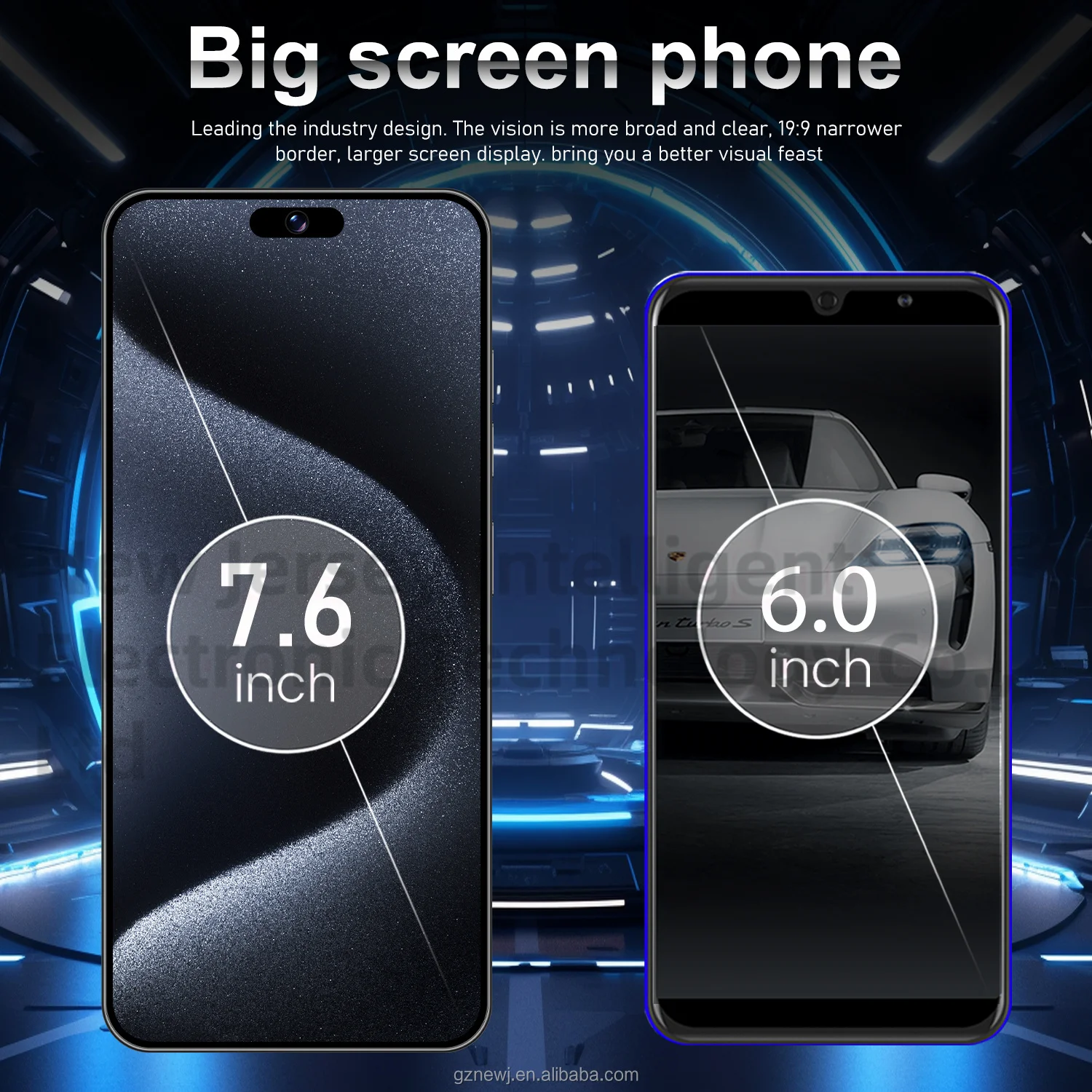 HX-Cellphone 0riginal i16 ProMax 16gb+1tb Smartphone 7.3inch Unlocked Dual Card 5g Phones Android 14.0 Mobile Phones