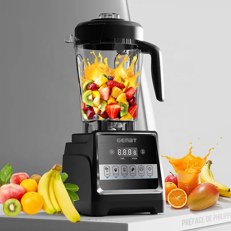 new design best price high quality power blenders and juicers vitamin salad blender double cup touch screen digital blender