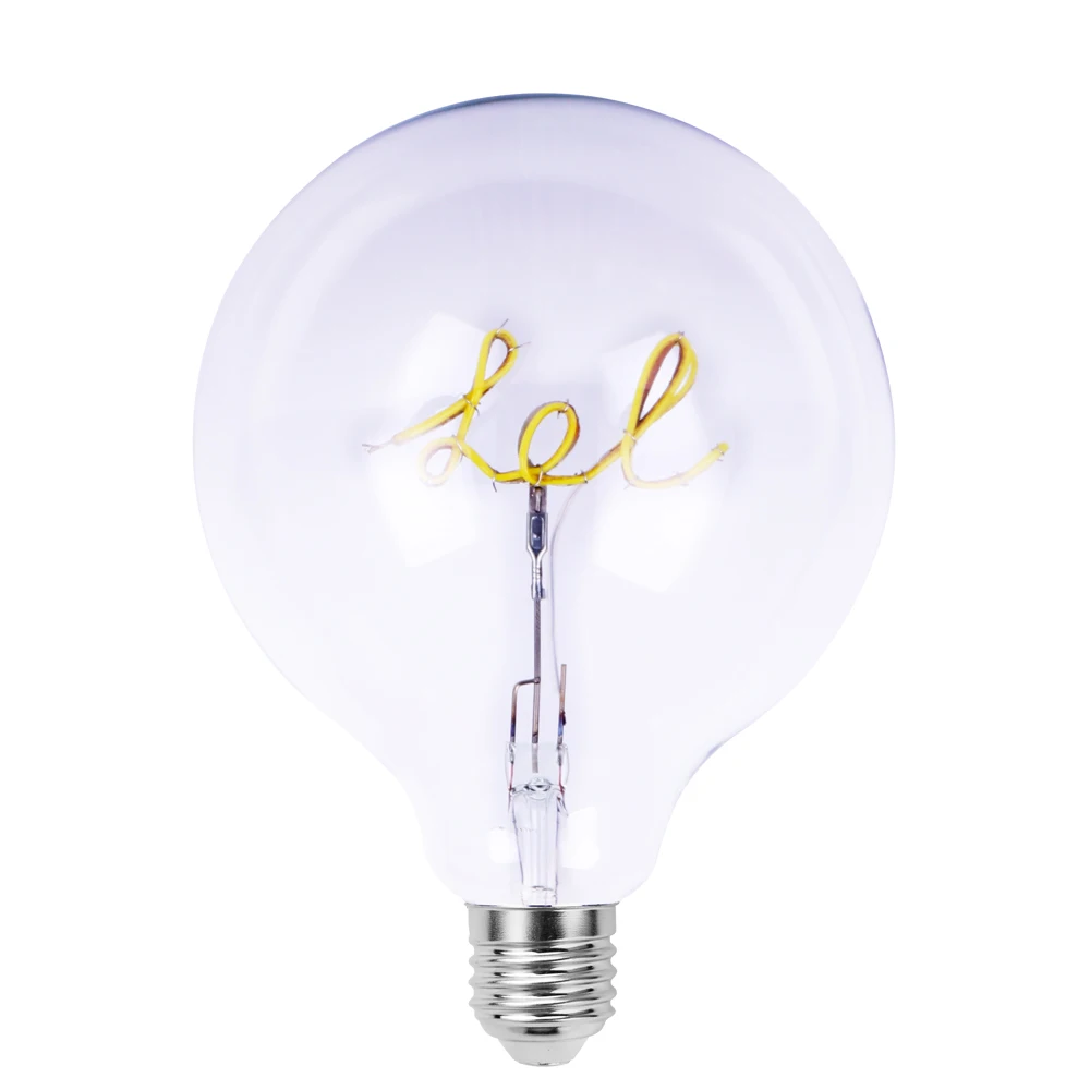 Factory Wholesales Energy Saving Soft Filament Antique Decor Light E27 Dimmable Led Bulb Lights For Room