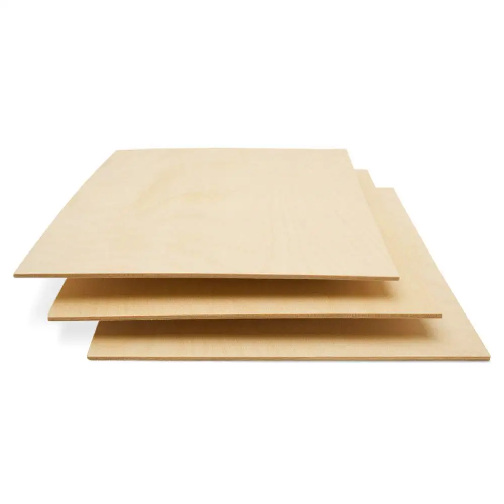 Russian Baltic Birch 3mm 1/16 5mm Plywood 6mm 18x24 12x12 and 4mm A3 Size Contemporary Indoor E1 Apartment Bulk Packaging B/bb
