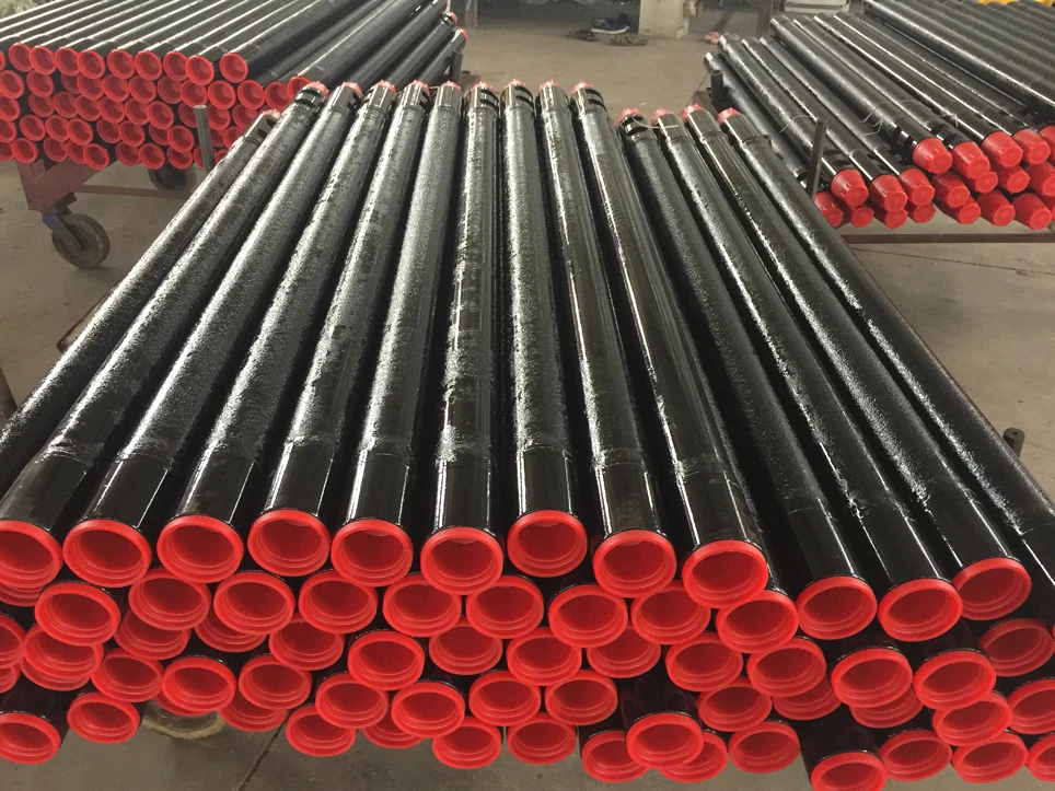 
material R780 Diameter OD 76mm 3m long water well drill pipe for connect Tricone bit DTH bits 