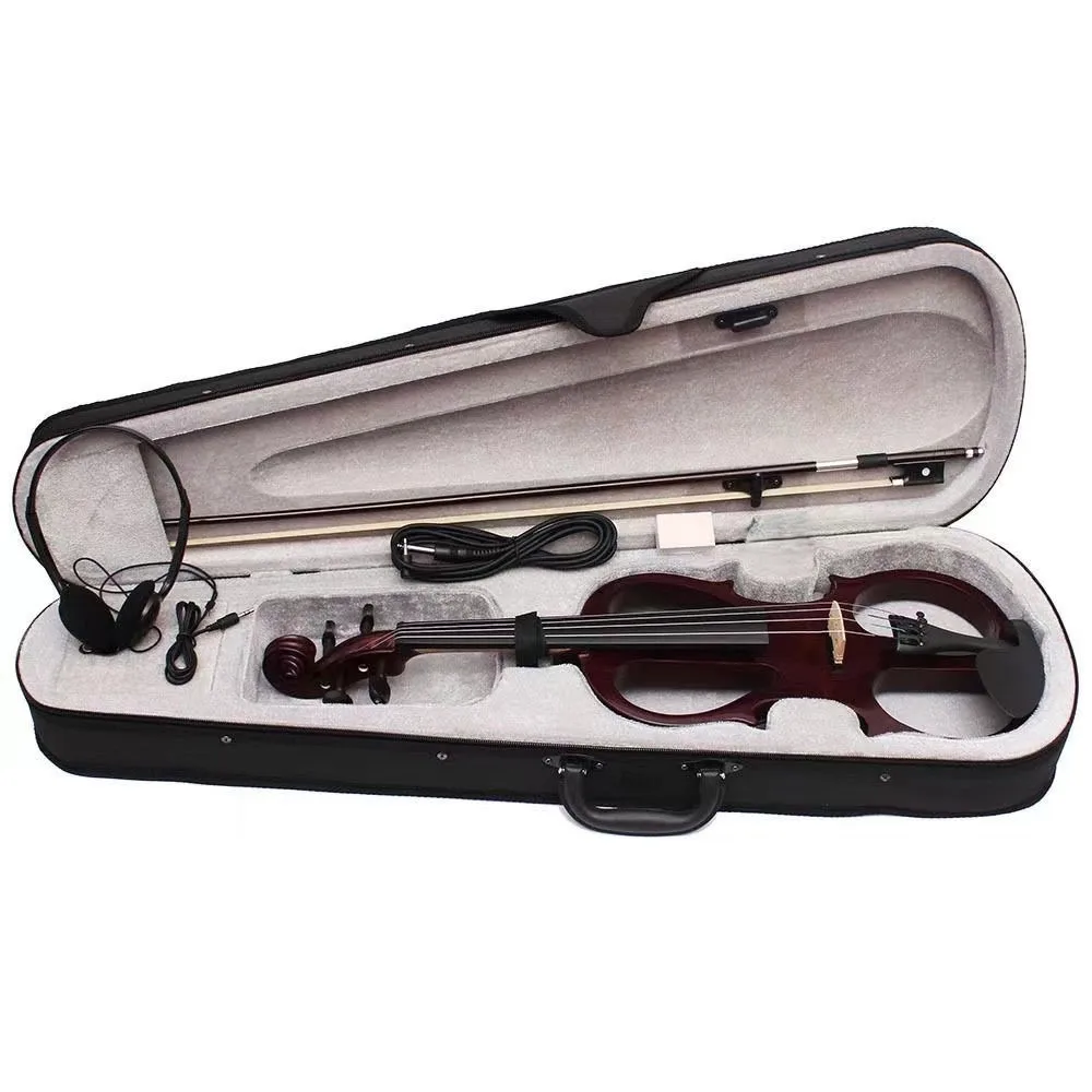 High quality beginner adult ordinary EV088 electric violins children handmade advanced violins