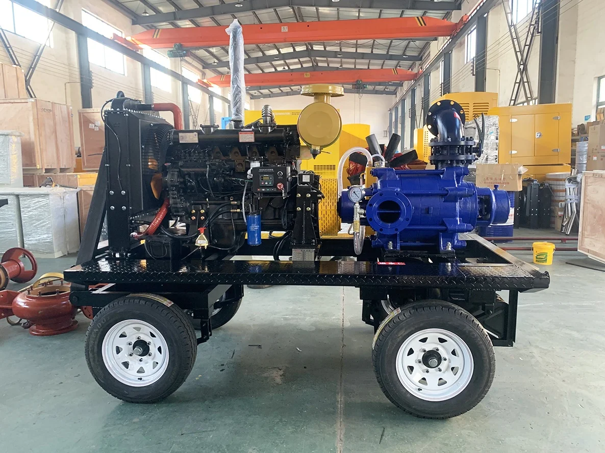 Stainless steel impeller corrosion-resistant cast iron high-pressure diesel engine water pump