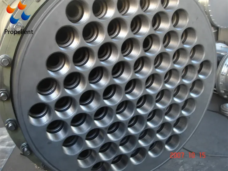 30ton Acetic acid condenser Graphite Tubular Heat Exchanger For Chemical factory