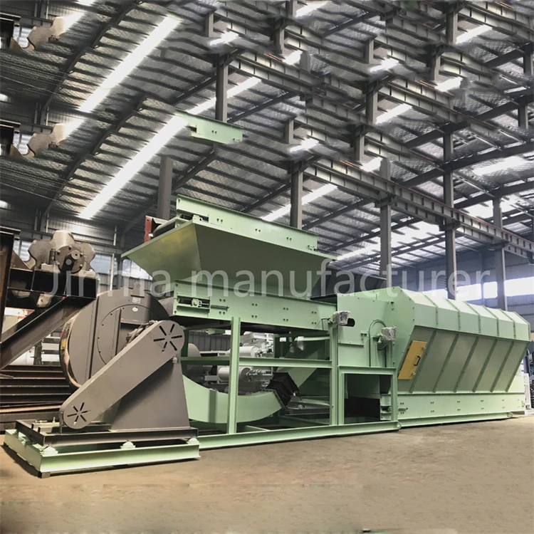 Муниципальное устройство для переработки твердых отходов, барабанный экран