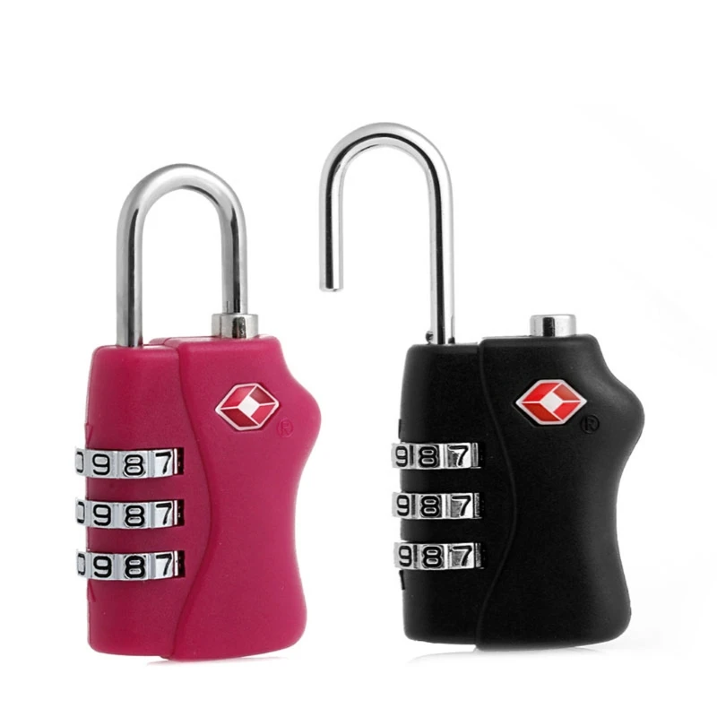 
2021 wholesale hot sale factory direct sales tsa cable cam lock reset digital 3 digit luggage custom tsa lock 