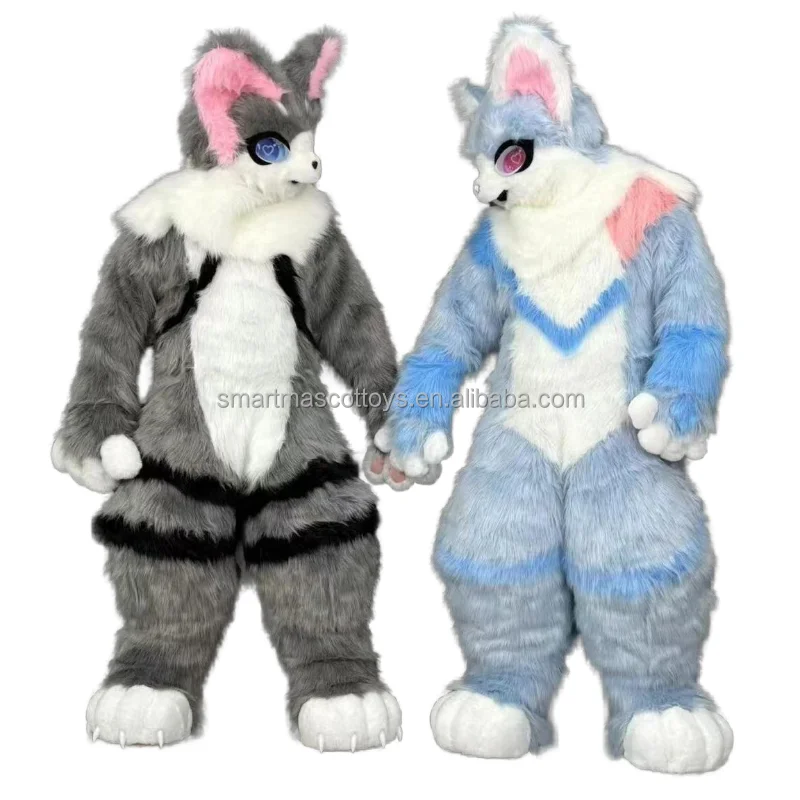 custom fursuit 3D print head/shoes furry fursuit cosplay costume suit for adult wolf fox cat