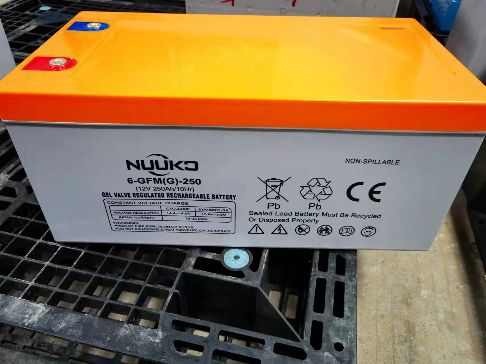 NUUKO Gel Battery 12v 50ah 100ah 120ah 150ah 200ah 250ah Deep Cycle Lead Acid Batteries