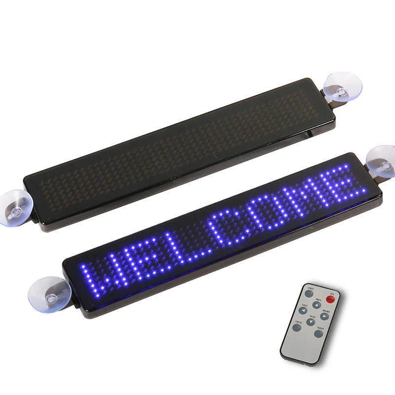 Red green Blue White Green LED Car Display Scrolling Text Phone Numbers Slogan Screen Programmable Mini Size LED Message Board
