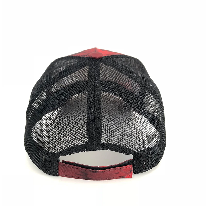 Factory Wholesale Summer All over print Sports Baseball Hat and Cap Custom 5 panels Mesh Trucker Cap Hats