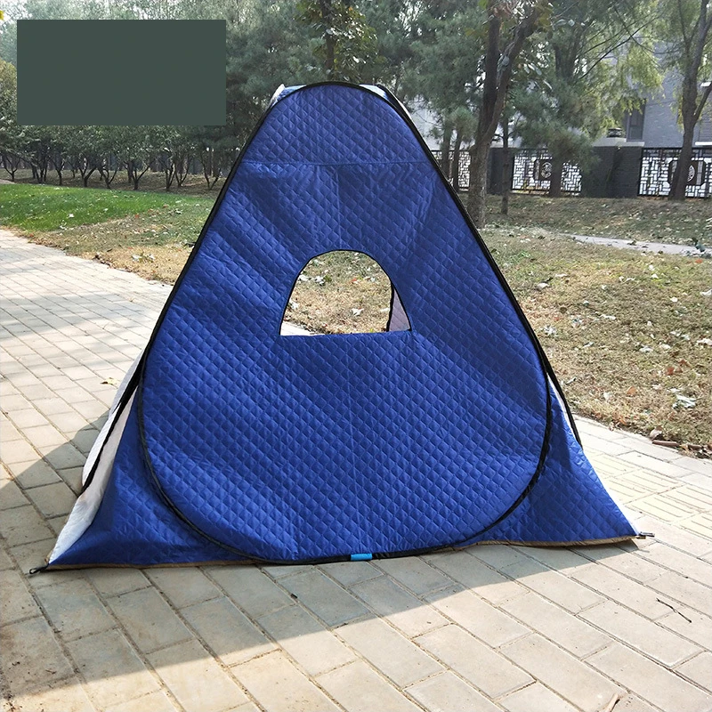 Survival Gear Winter Fishing Tent Waterproof Ice Fishing Shelter Trolley Camping Grow Automatic Outdoor Sport Family Tent