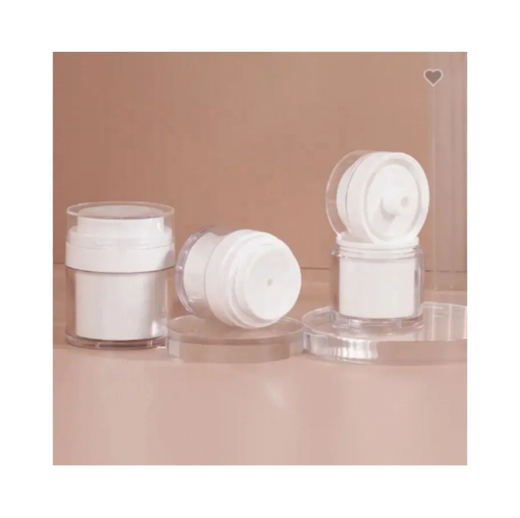 High quality plastic cosmetic cream containers jar  50g 50ml plastic jar cosmetic packaging container