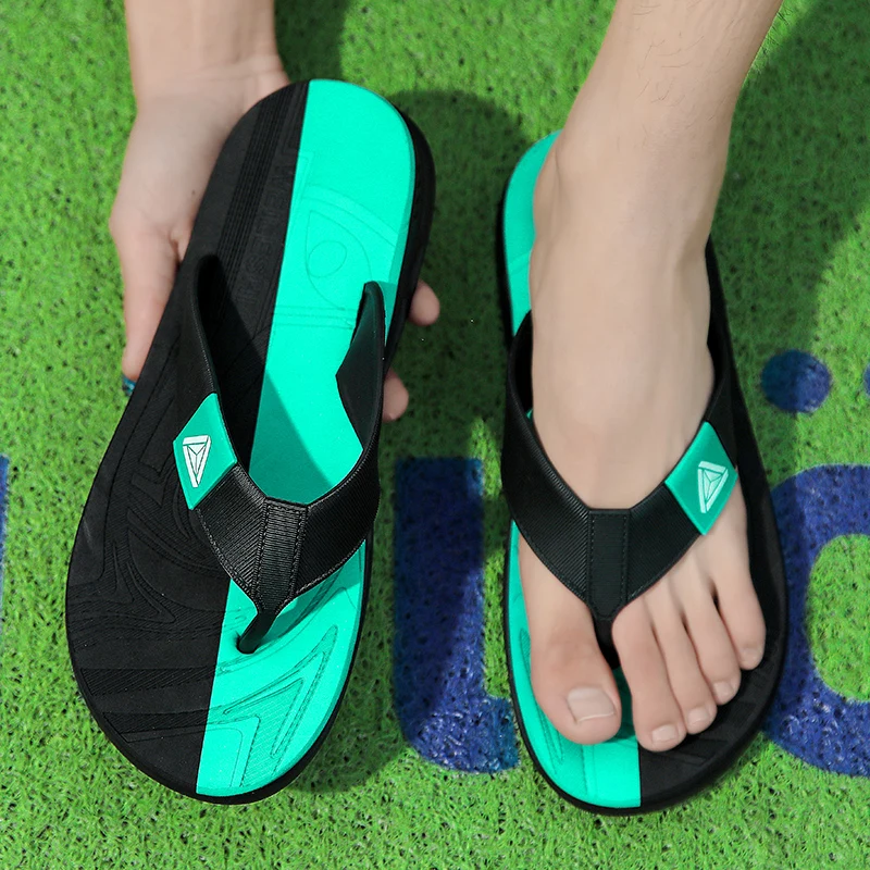 Summer Anti-slippery Light Weight Babouche Sadndals Shoes Beach Casual Flat Slides Slippers Flip Flops for Men