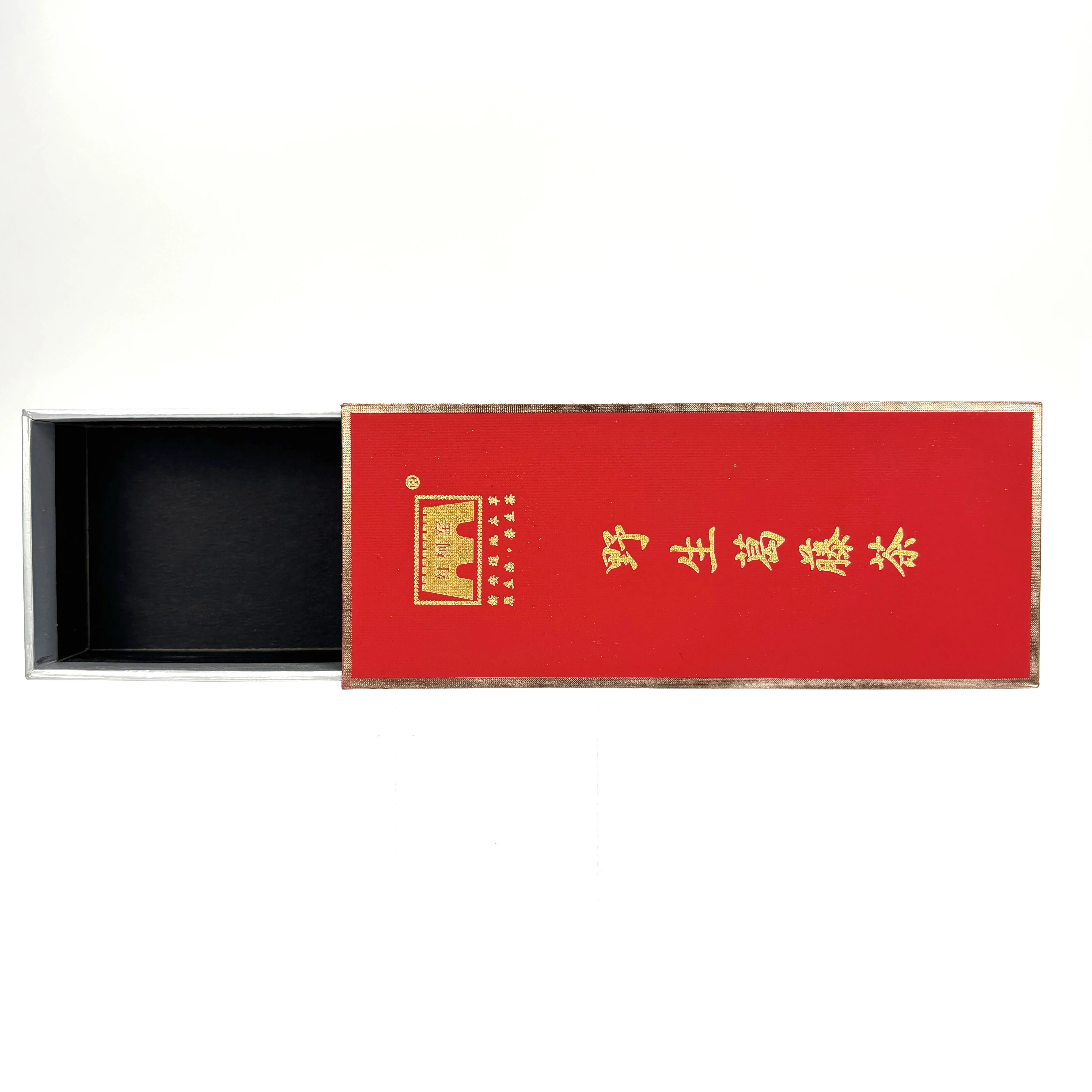Low MOQ Custom Printed Gold Foil Luxury Packaging Drawer Box Matchbox for Chocolate Tea Ball