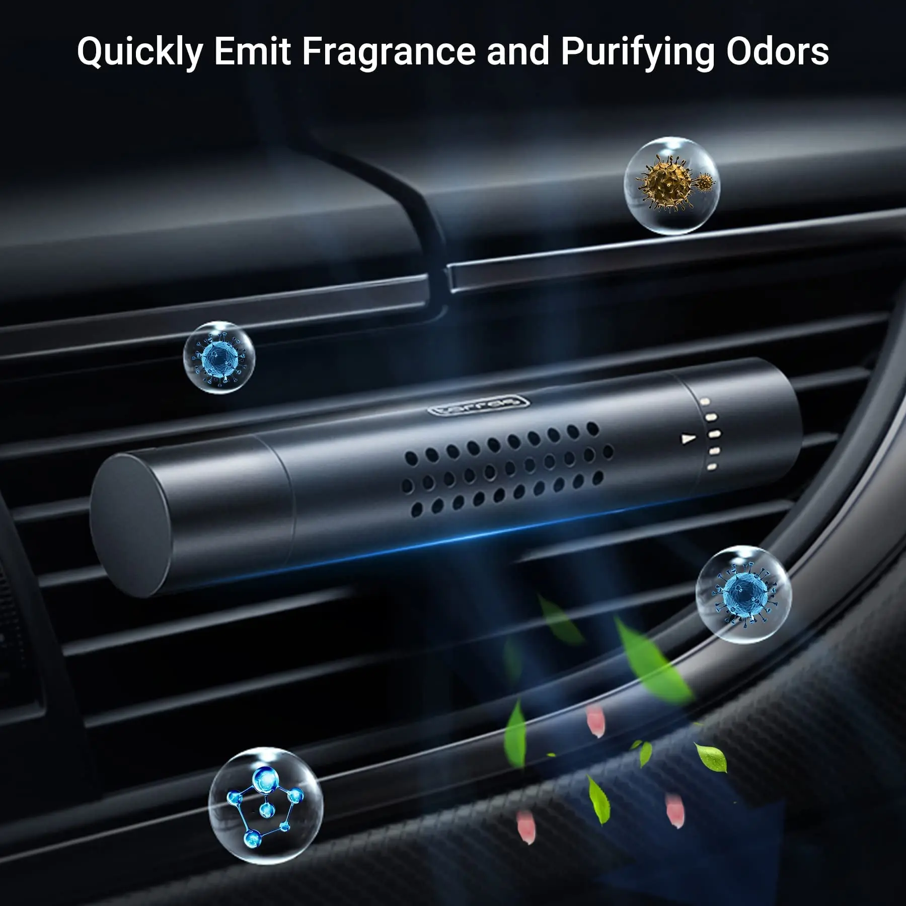 Custom logo Private label Car Interior Accessories Air Fresheners Car Diffusers For Essential Oils Car Vent Clip