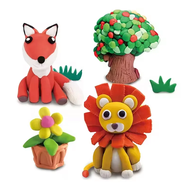 DIY Plasticine colored clay creation kindergarten early education children hands-on training toys wholesale 2024