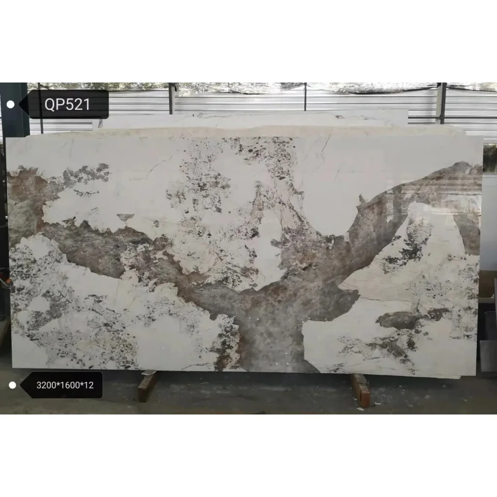 Big White Marble Slabs Sintered Stone Porcelain Slab