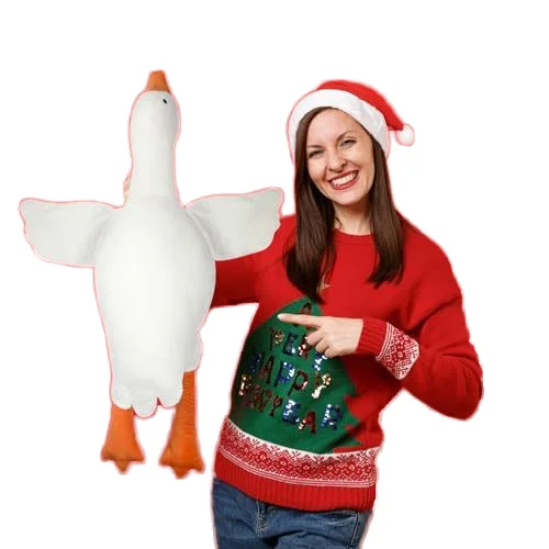 Hot Sale big size Cute Super Soft Stuffed Animal Goose Duck Large Plush Pillow Toys 50cm 90cm 190cm