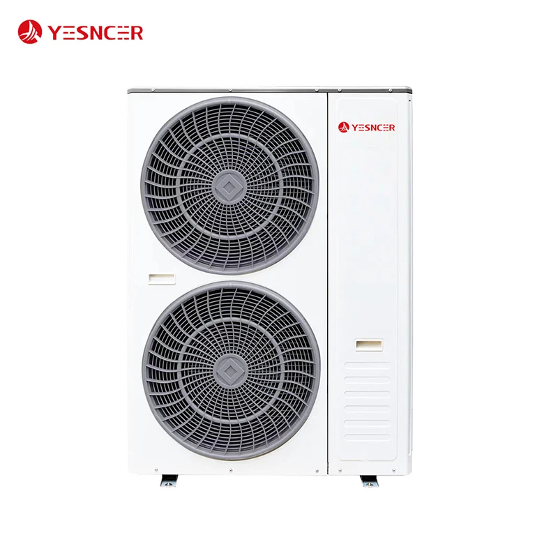 R32 Monoblock DC Inverter EVI Electric Air-to-Water Heat Pump Stainless Steel Fan Coil Unit Outdoor Household Heaters R290
