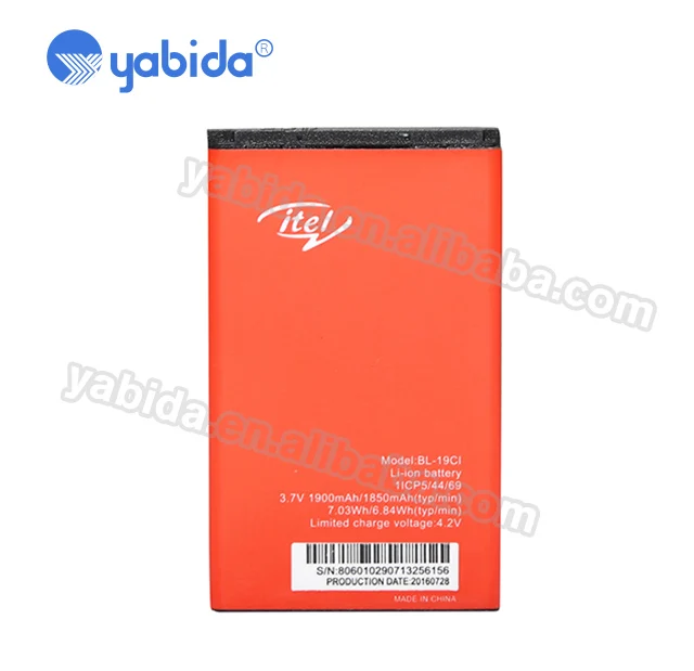 
Good quality cell mobile battery itel BL-19CI 1900mAh/1850mAh for mobile phone 
