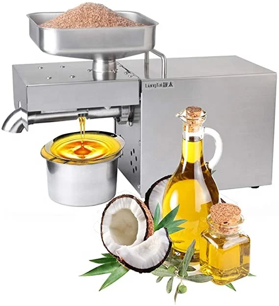 Oil Press Machine Digital Display for Coconut Walnut