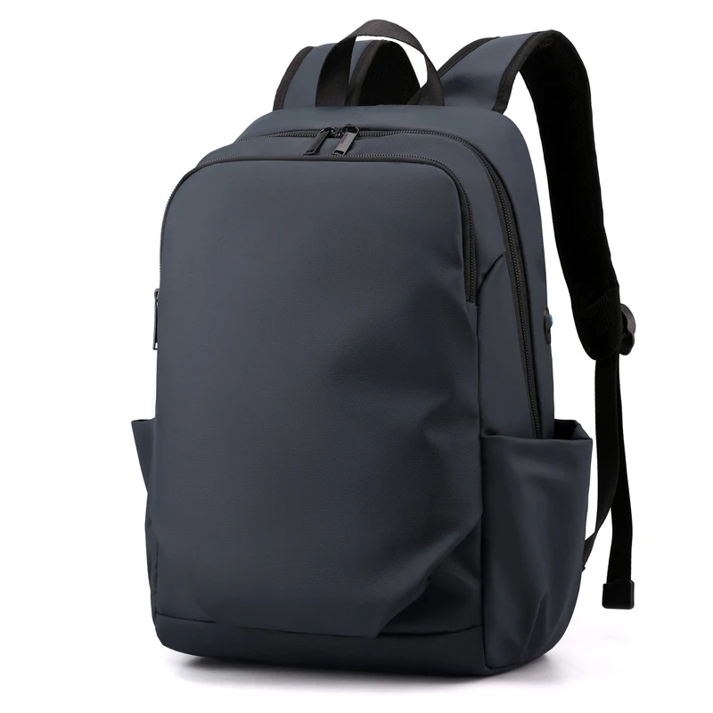 LP104 Hot sale high quality business waterproof travel men nylon fabric laptop backpack with headphone jack