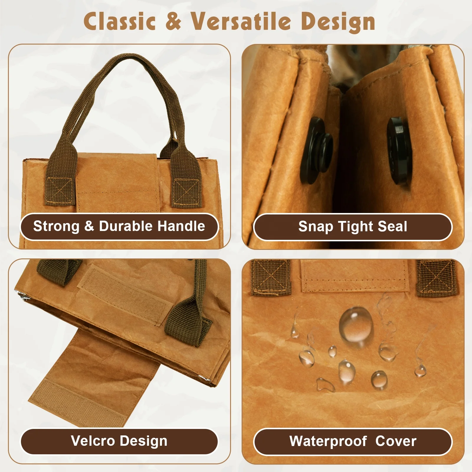Fashion New Arrival Luxury Plain Coloured Customized Travel Eco Tyvek Handbag Factory Direct Wholesale Dupont Paper Tote Bag