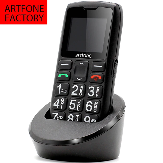 *artfone Factory C1+ Senior Phone 2g bar SOS Emergency Big Button Loudly Speaker Cellphones Feature