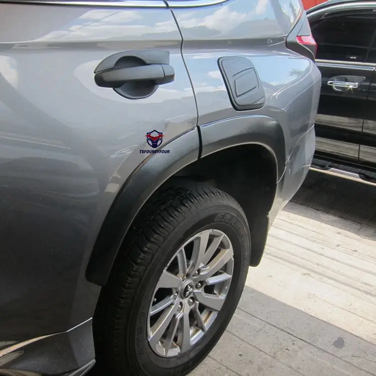 Taishuai 4X4 SUV Accessories wheel brow Slim Fender Flare for Montero Sport pajero sport 2016+