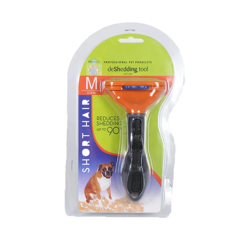 
Portable Pet Hair Removal Brush Comb Cats Dog Deshedding Slicker Trimming Pet Fur Scraper Grooming Tools 