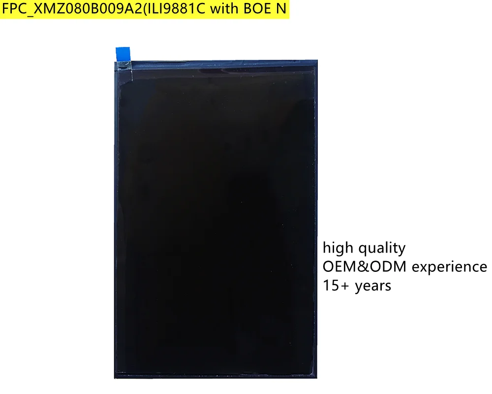 8 inch customized 800*1280 31 pin IPS DSI MIPI 4L interface ILI9881C tft display  lcd module screen