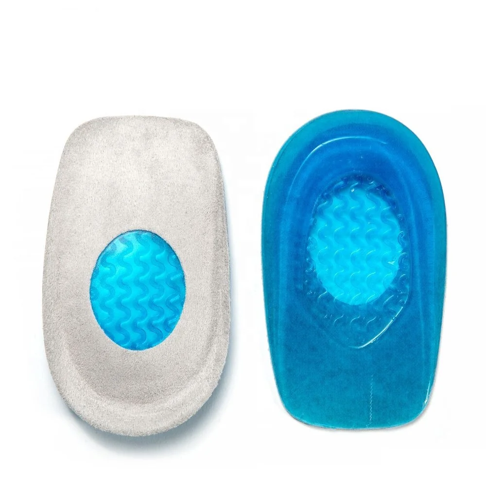 Gel Heel Cups - Plantar Fasciitis Support - Provide Foot Pain Relief for Achilles, Feet Arch Shock Absorbing Protector Pad