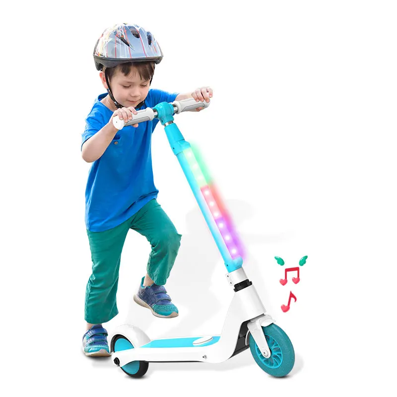 Free Sample Customize Children Baby Scooter Music Two Wheels Kids Electric Scooter Electric Kids Children