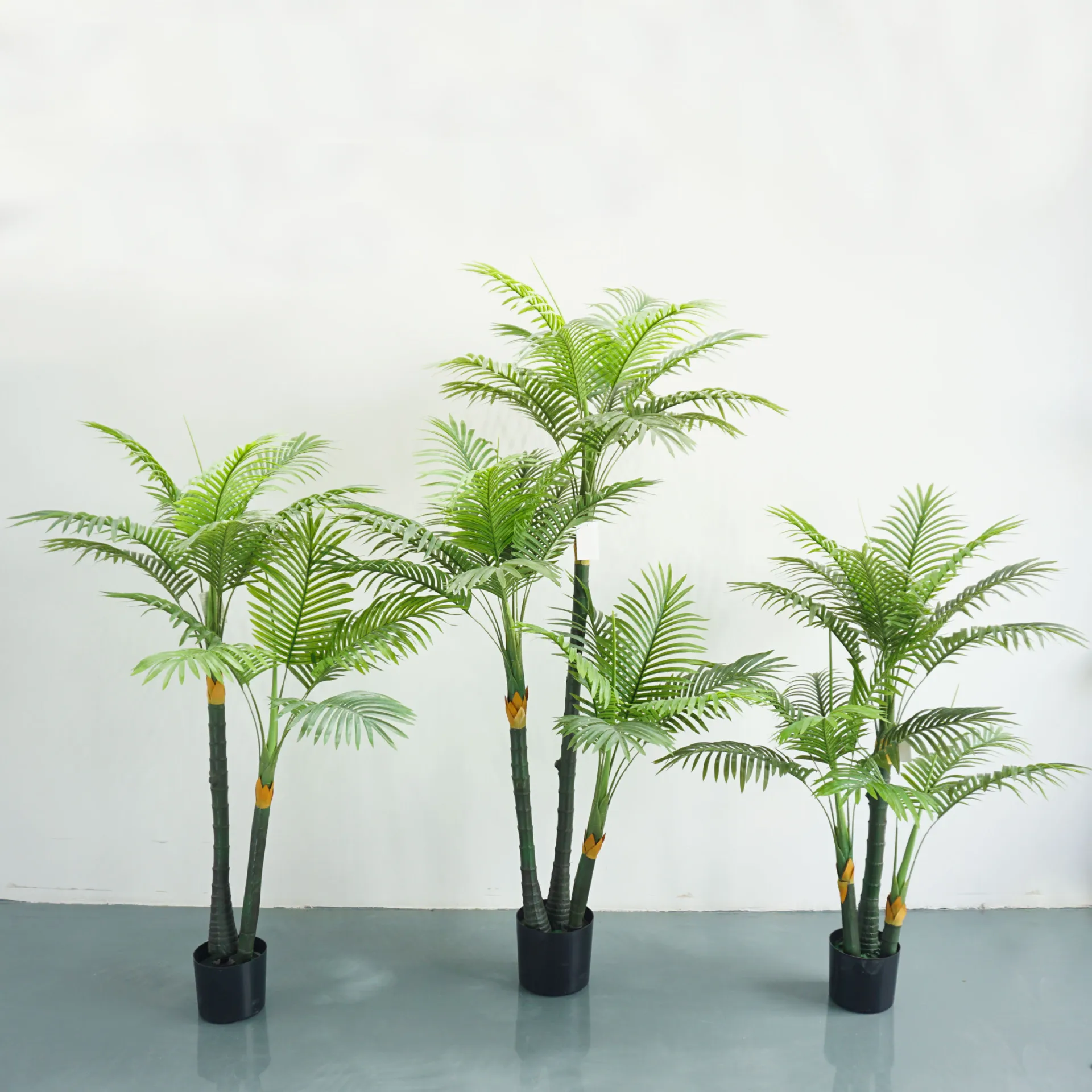 Wholesale 1.6m 2m Simulation fake  Anemone coconut palm tree artificial plant