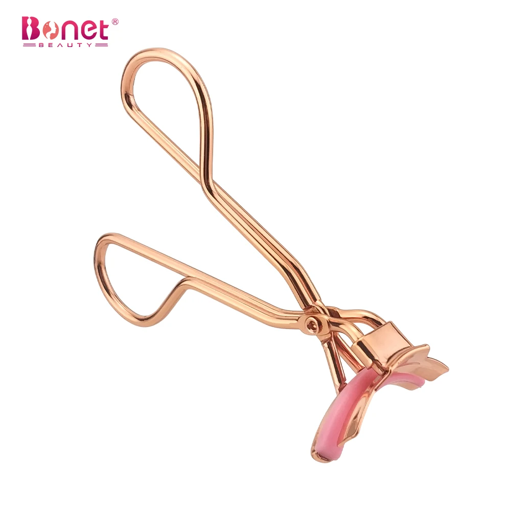 Excellent Review Purple Crystal Bright Beauty Cream Pink Applicator Eyelash Curler Lash Tweezers Eyelashes Curler Heat