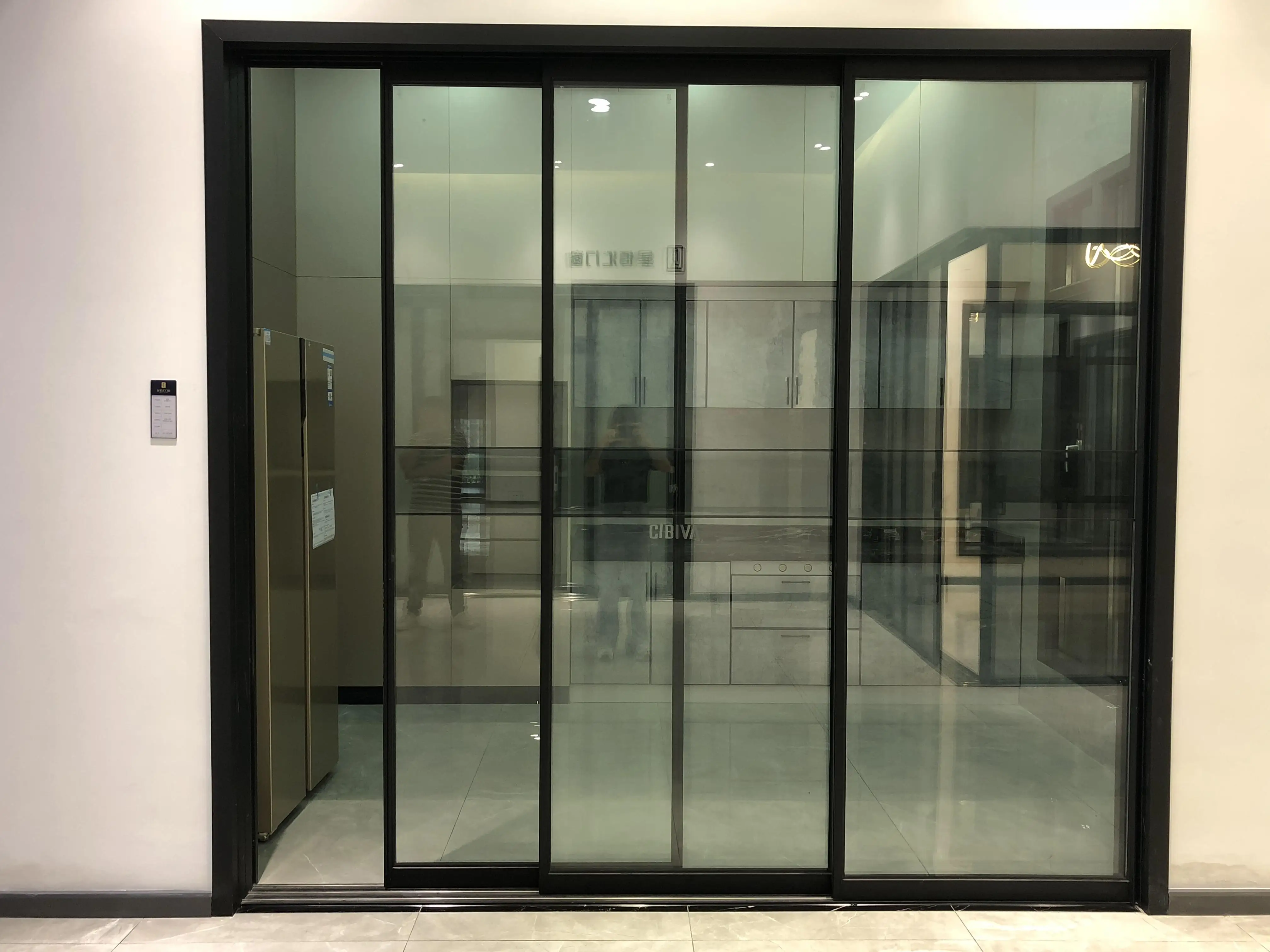 JBDhome Prefabricated Villa Modern Sliding Doors High Quality Hurricane Impact PVC Double Glazed Sliding Doors