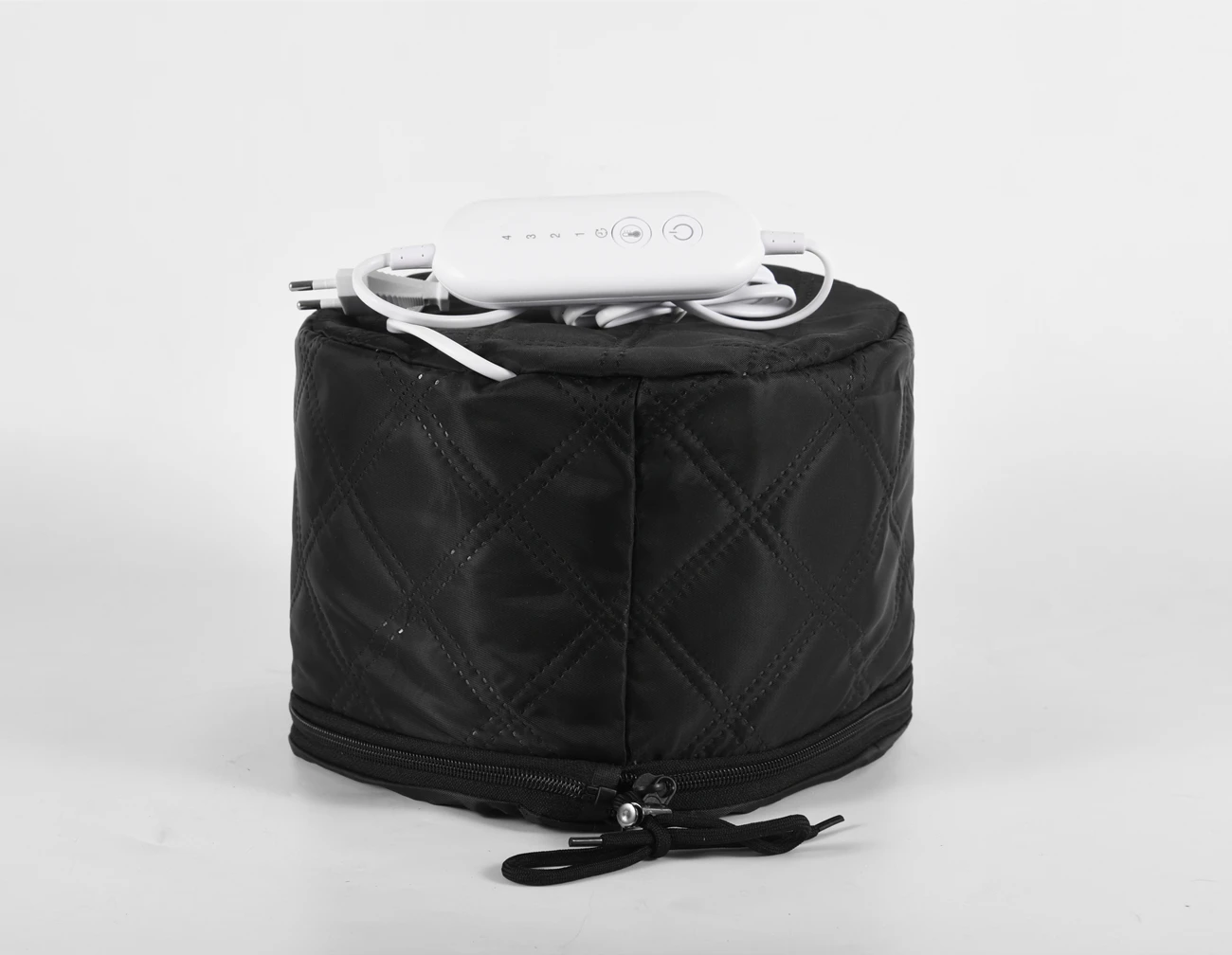 High Quality Home DIY Black Color 4 Heating Levels 60 Minutes Timer Electric Hair Heating Cap for Hair Treatment