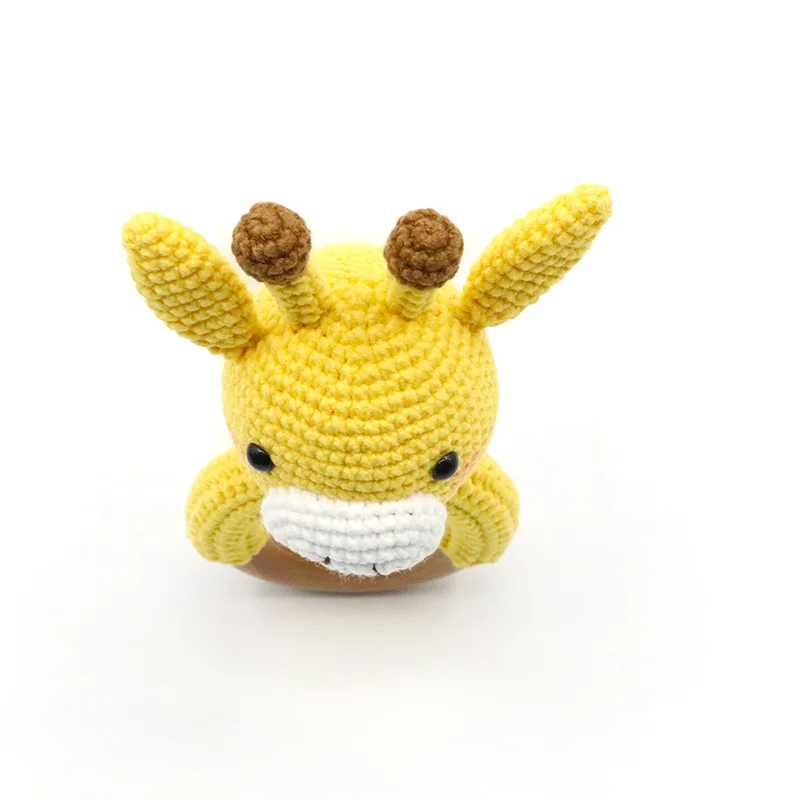 Высококачественное деревянное кольцо из бука, детская погремушка ручной работы в форме жирафа