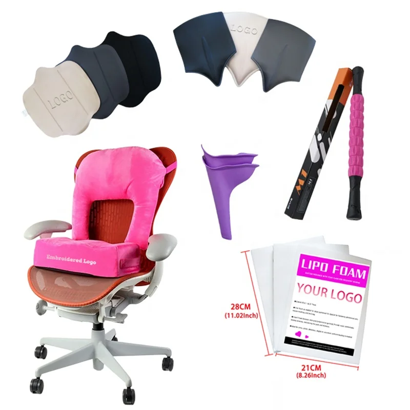 BBL Post Surgery Supplies Back Support Cushion Lipo Foam Abdominal Board Lipo Lumbar Molder Foam Board Post Op Bbl Pillow Set