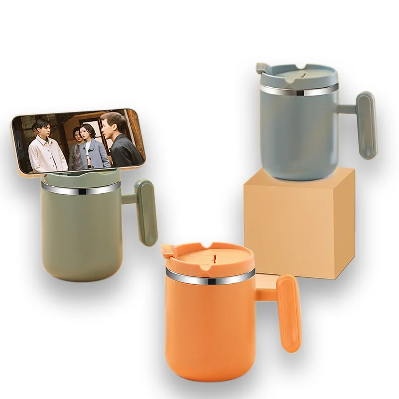 2023 insulated handle design breakfast cup easy to drink take away food container Hot or cold drinks food packaging cup